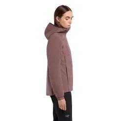 Arcteryx Atom Hoody - Womens -Outlet Skis Store Atom Hoody Velvet Sand Women s Side View Right