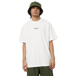 Afends Calico - Recycled Retro Fit Tee -Outlet Skis Store CalicoRecycledTee white