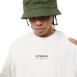 Afends Calico - Recycled Retro Fit Tee -Outlet Skis Store CalicoRecycledTee white 2