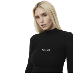 Afends Daze Iconic - Hemp Rib Long Sleeve Top - Womens