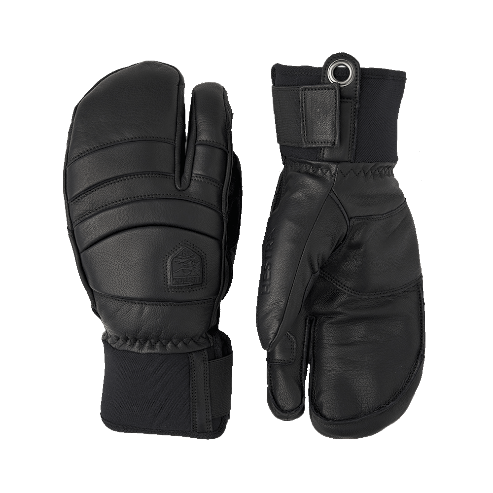 Hestra Leather Fall Line 3 Finger Gloves 2 Hestra Leather Fall Line 3 Finger Gloves - Image 2