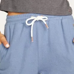 Volcom Lil Fleece Pant - Womens 7 Volcom Lil Fleece Pant - Womens -Outlet Skis Store LivedinLoungeFleecePants WashedBlue 2