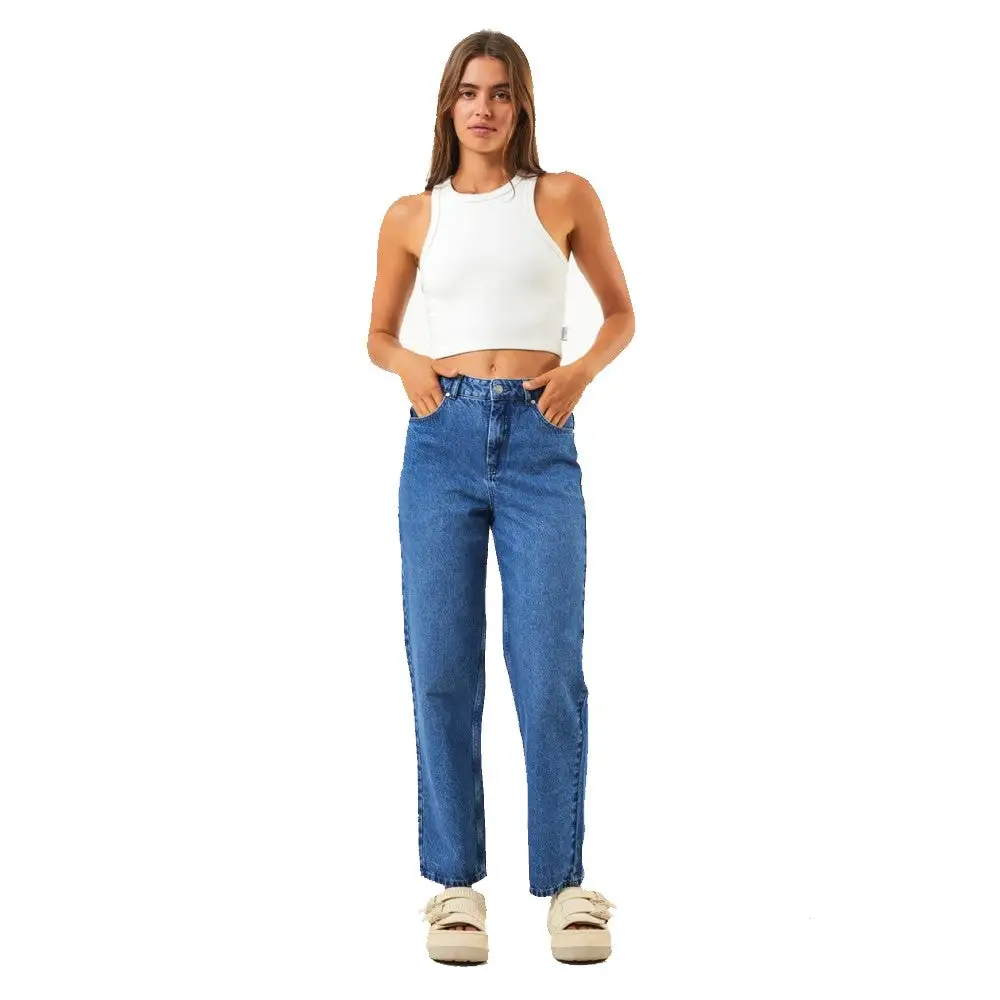 Afends Shelby - Hemp Denim Wide Leg Jean Long - Womens 1 Afends Shelby - Hemp Denim Wide Leg Jean Long - Womens