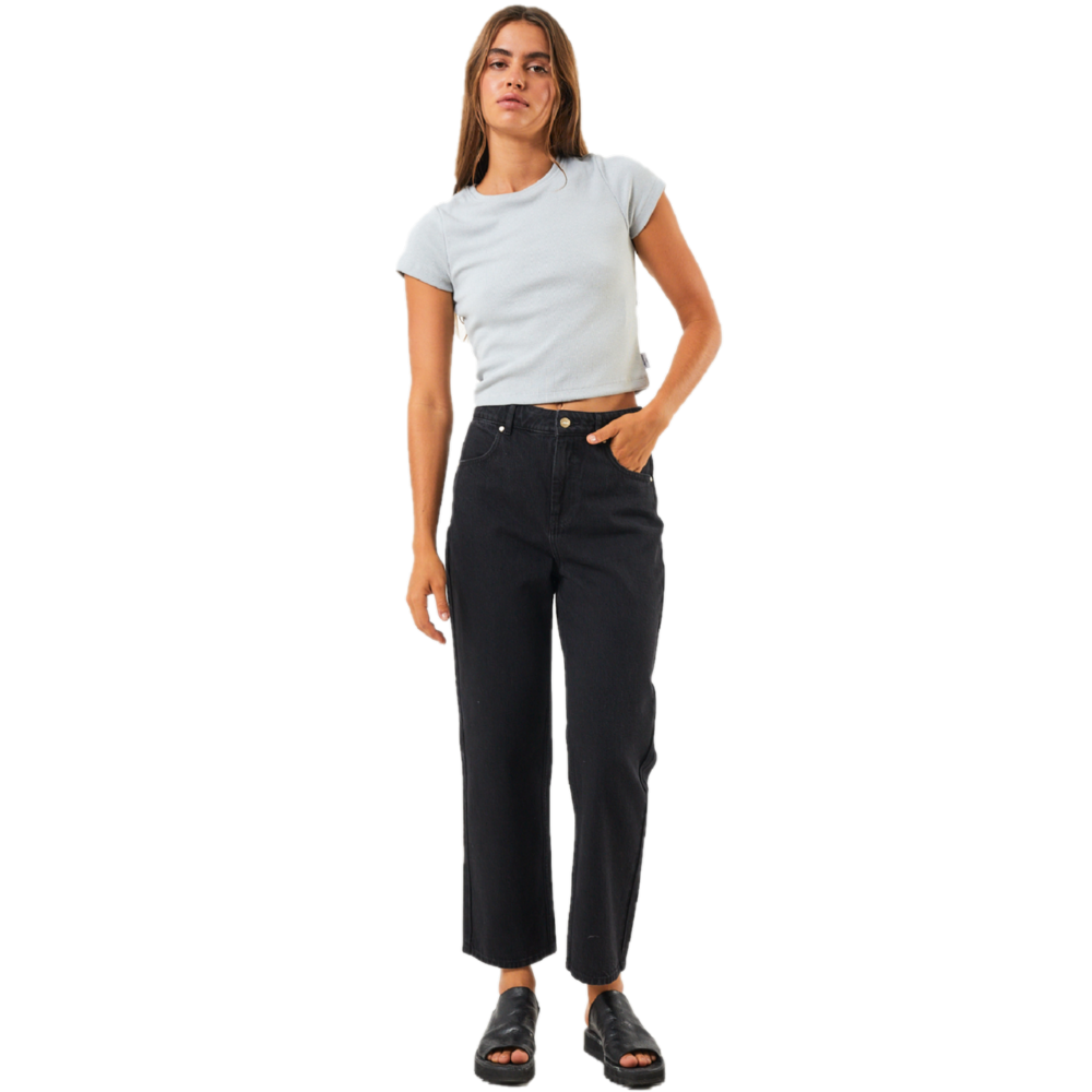 Afends Shelby - Organic Denim Wide Leg Jeans - Womens 1 Afends Shelby - Organic Denim Wide Leg Jeans - Womens