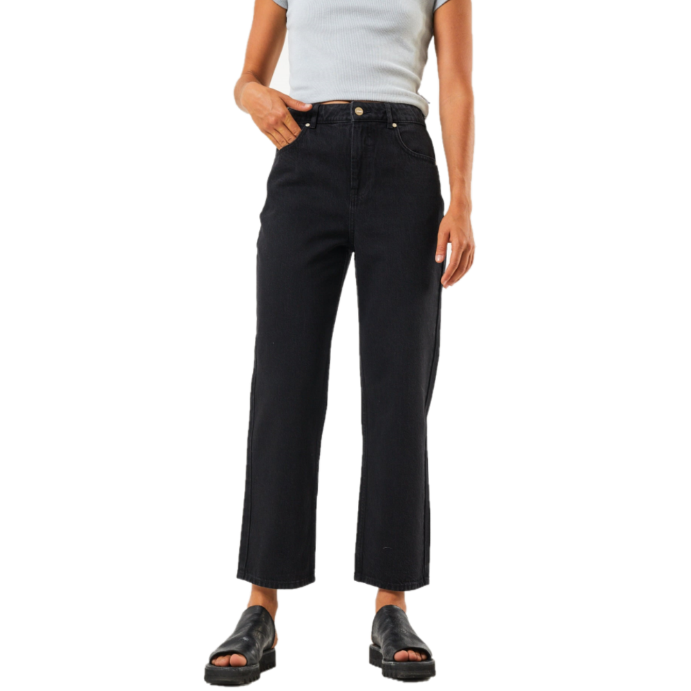 Afends Shelby - Organic Denim Wide Leg Jeans - Womens 2 Afends Shelby - Organic Denim Wide Leg Jeans - Womens - Image 2