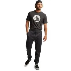 Burton Oak Fleece Pants -Outlet Skis Store oak pant true black heather 3
