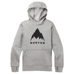 Burton Kids Oak Pullover Hoodie - Kids 7 Burton Kids Oak Pullover Hoodie - Kids -Outlet Skis Store oakpulloverkidsgryhthr